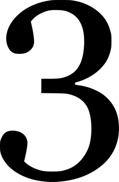 Number 3 Illustration